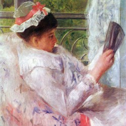 Reading Mrs. (Lydia Cassat) by Cassat